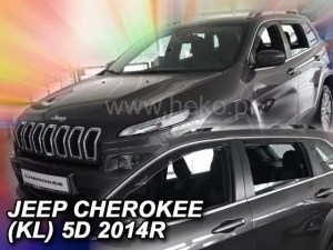 Ветробрани за JEEP CHEROKEE / LIBERTY (2007-2012) 5 врати - 4бр. предни и задни