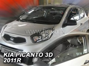 Ветробрани за KIA RIO (2011-2017) 5 врати , Sedan - 2бр. предни
