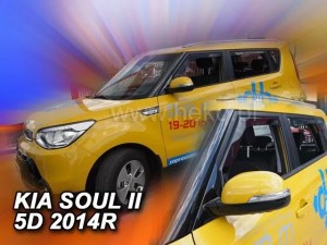 Ветробрани за KIA SOUL (2009-2014) 5 врати - 4бр. предни и задни