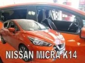 Ветробрани за NISSAN MICRA (2010+) 5 врати - 4бр. предни и задни