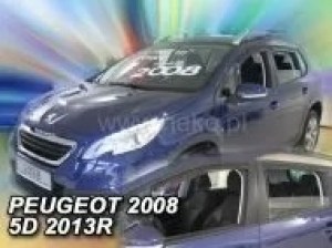 Ветробрани за PEUGEOT 208 (2012+) 5 врати - 4бр. предни и задни