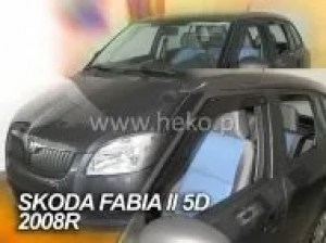 Ветробрани за SKODA FABIA (2007-2015) 5 врати - 4бр. предни и задни