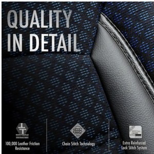 Тапицерия за седалки Otom Carbon CRB3402 (черно/червено)