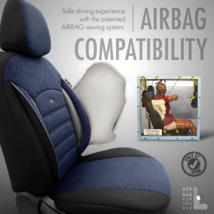 Тапицерия за седалки Otom Carbon CRB3402 (черно/червено)