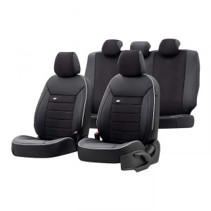Тапицерия за седалки Otom Premium PRM118 (Черно/Бяло)