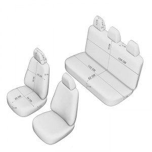 Тапицерия за седалки Otom Progres PRG101 (Черно)