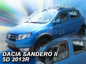 Ветробрани за DACIA SANDERO / STEPWAY I (2008-2012) 5 врати - 4бр. предни и задни