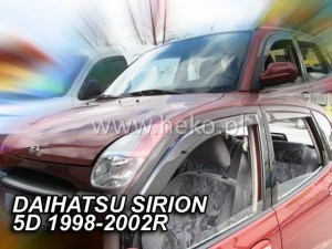 Ветробрани за DAIHATSU YRV (2000-2005) 5 врати - 4бр. предни и задни