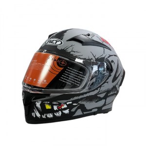 Каска за мотор WLT модел: 108 Matt Black/Red