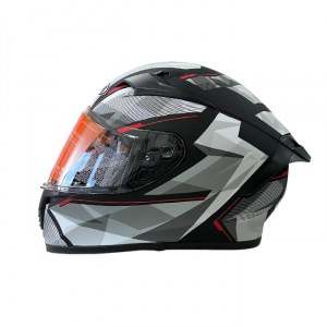 Каска за мотор WLT модел: 108 Matt Black/Red